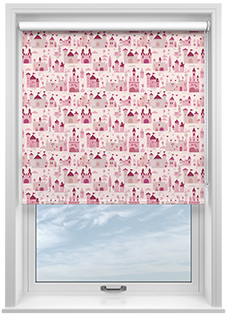 Magic Castle, Princess Pink - Twist&Fit Roller Blind